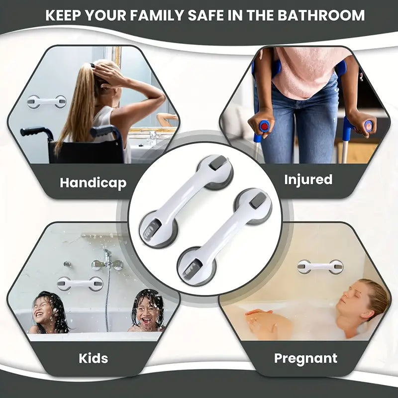 Suction Safety Bathroom Grab Bar