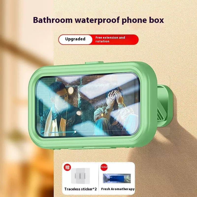 Waterproof Wall-mounted Touchscreen Phone Bracket