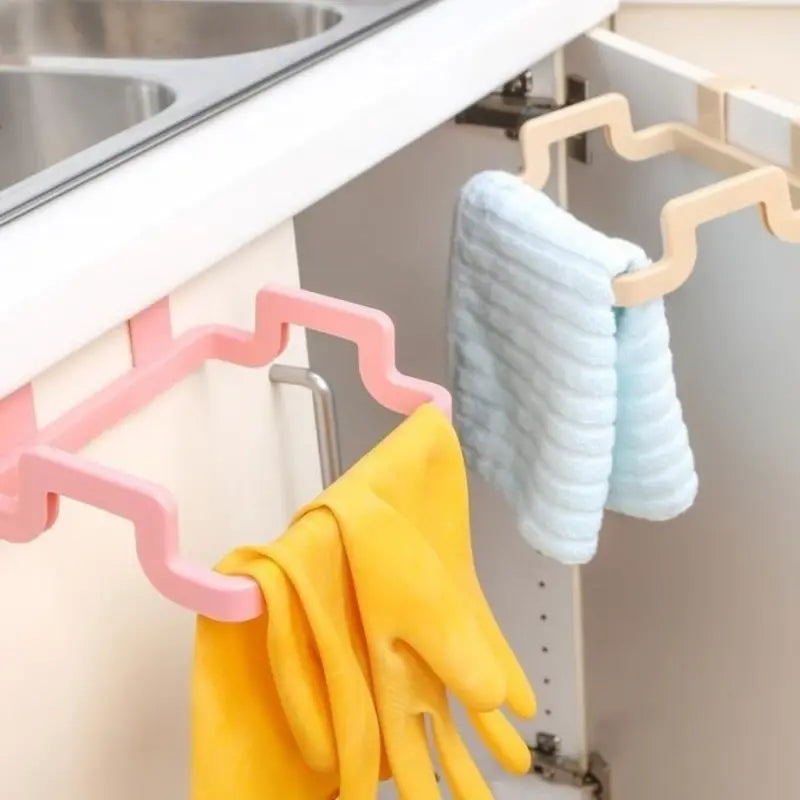 Garbage Bag Holder for Kitchen Door and Under Sink