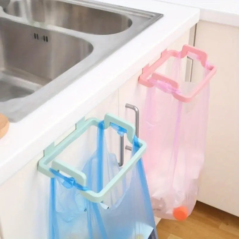 Garbage Bag Holder for Kitchen Door and Under Sink