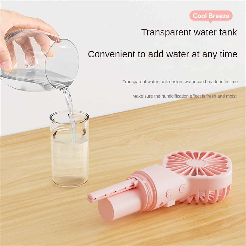 Portable USB Spray Mist Humidifying Fan