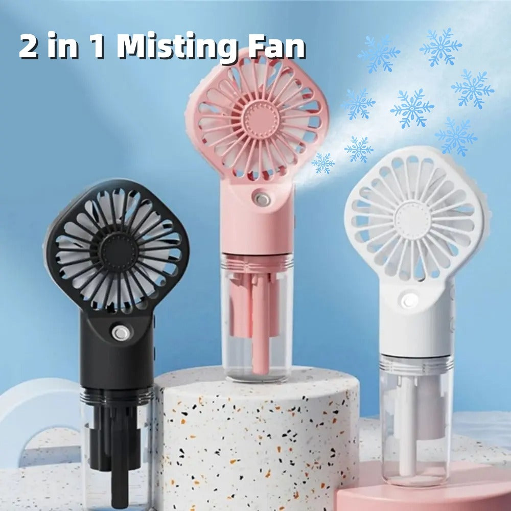 Portable USB Spray Mist Humidifying Fan