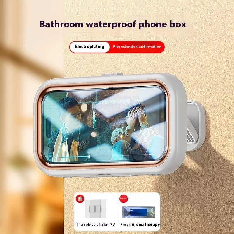 Waterproof Wall-mounted Touchscreen Phone Bracket