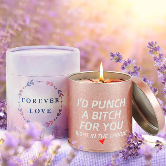 HOHOTIME Valentines Day Gifts for Girlfriend Birthday Gifts for Women Sister Gifts for Friendship Gifts Mothers Day Gifts Christmas Stocking Stuffers Scented Candle Funny Gifts Ideas for Her 9oz