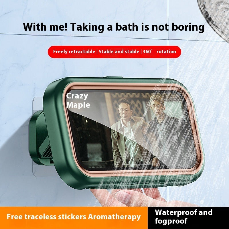 Waterproof Wall-mounted Touchscreen Phone Bracket