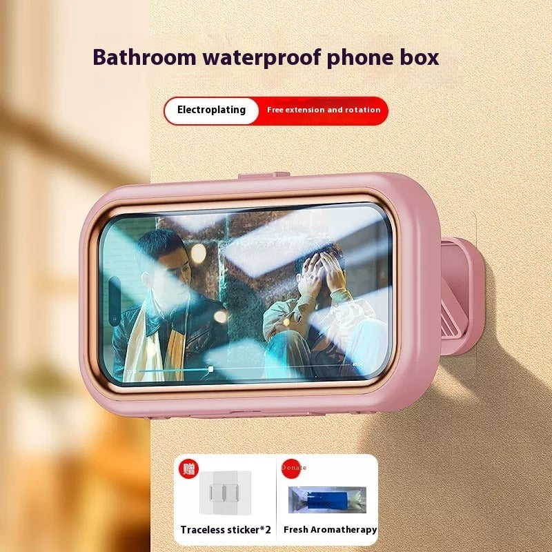 Waterproof Wall-mounted Touchscreen Phone Bracket