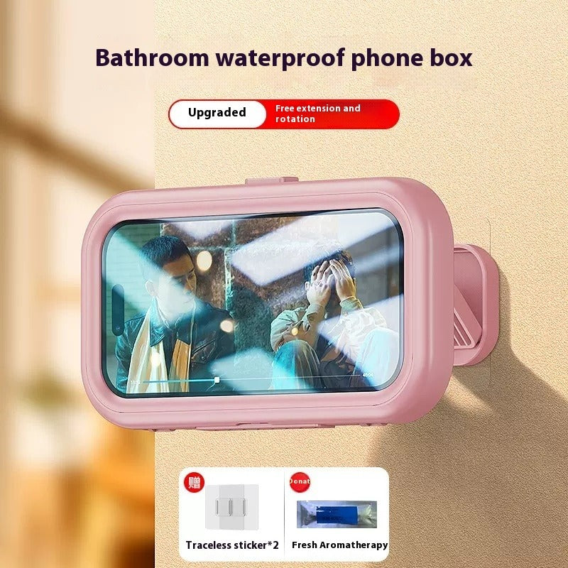 Waterproof Wall-mounted Touchscreen Phone Bracket
