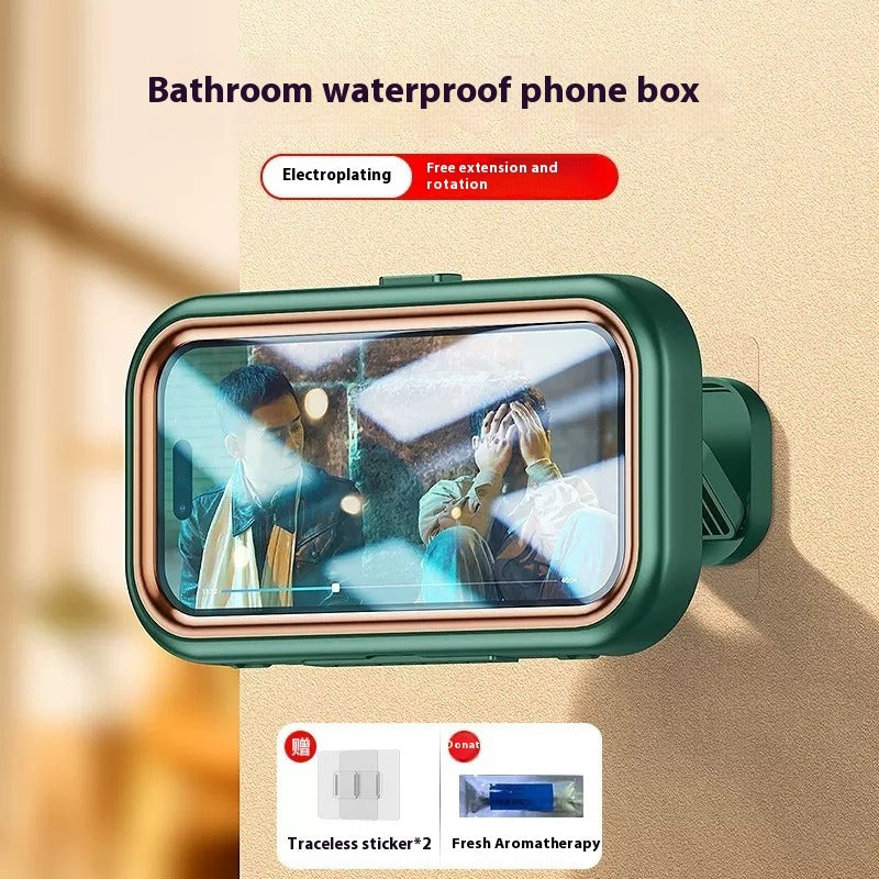 Waterproof Wall-mounted Touchscreen Phone Bracket