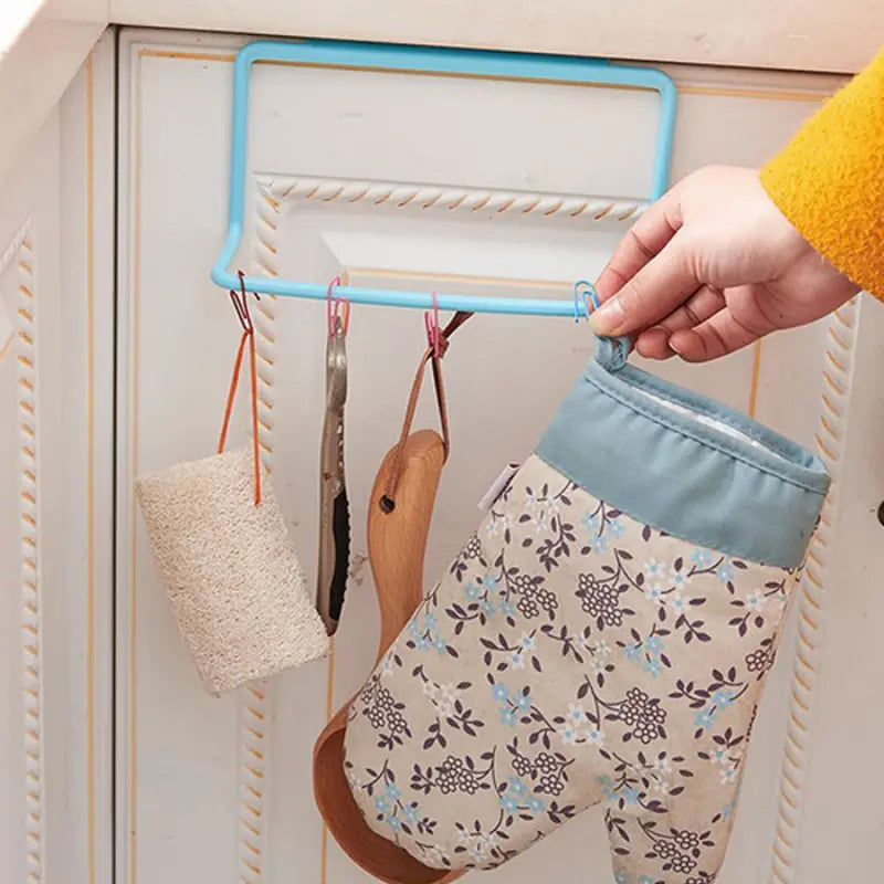 Garbage Bag Holder for Kitchen Door and Under Sink