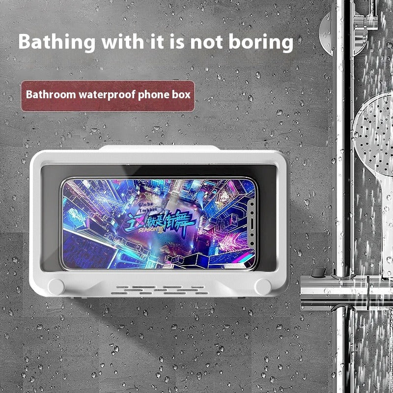 Waterproof Wall-mounted Touchscreen Phone Bracket