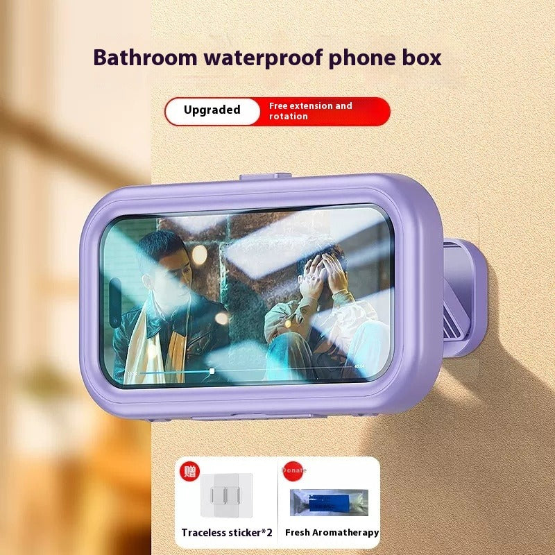 Waterproof Wall-mounted Touchscreen Phone Bracket