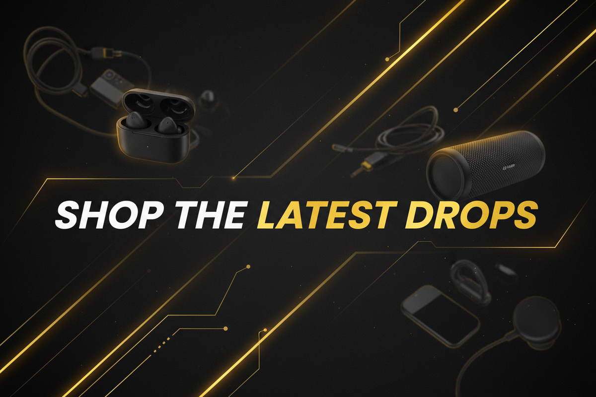 Shop the Latest Drops Banner
